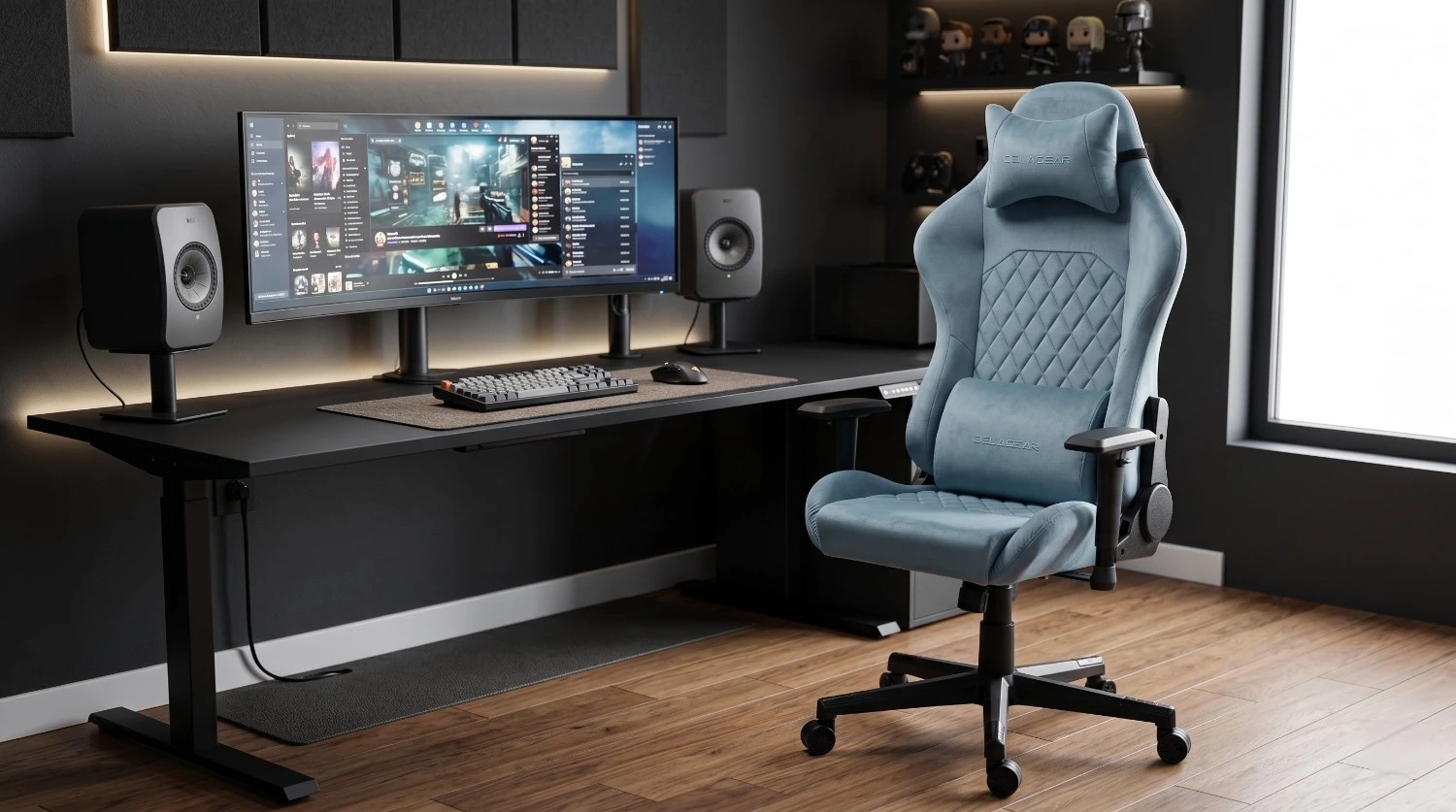 Fotel DELAGEAR G 505 Niebieski
